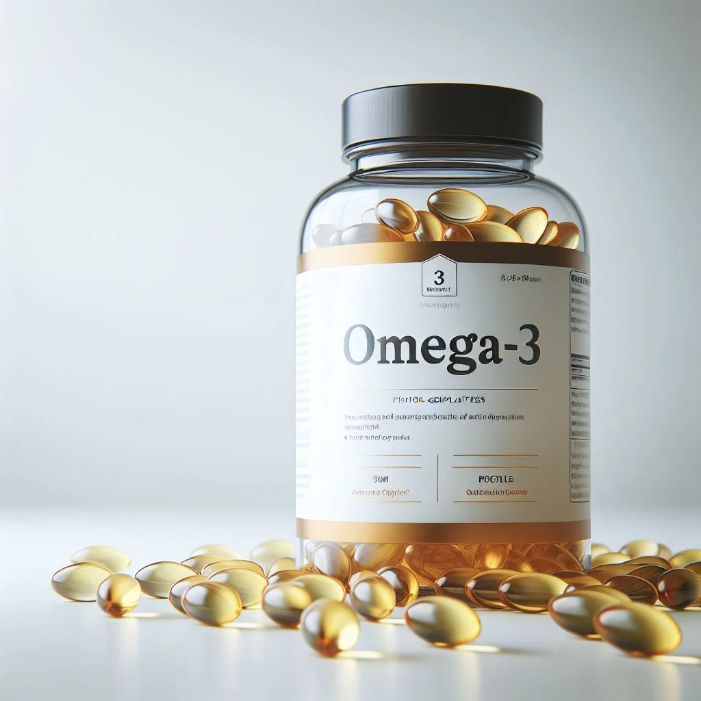 Omega-3 supplements that may help with eye moisture.