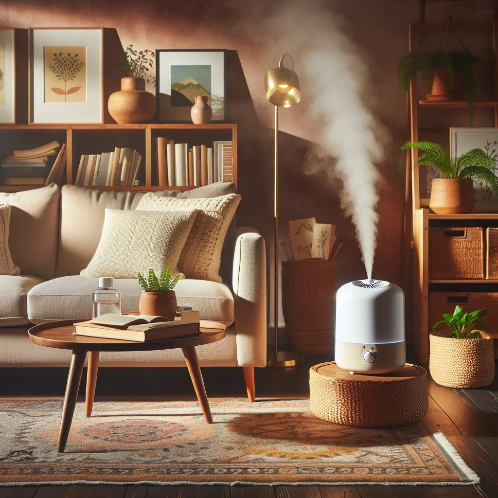Using a humidifier to reduce dry air.