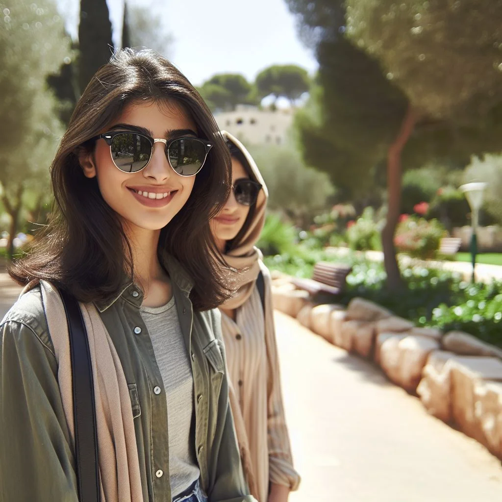 Sunglasses protecting eyes from sunlight and wind.