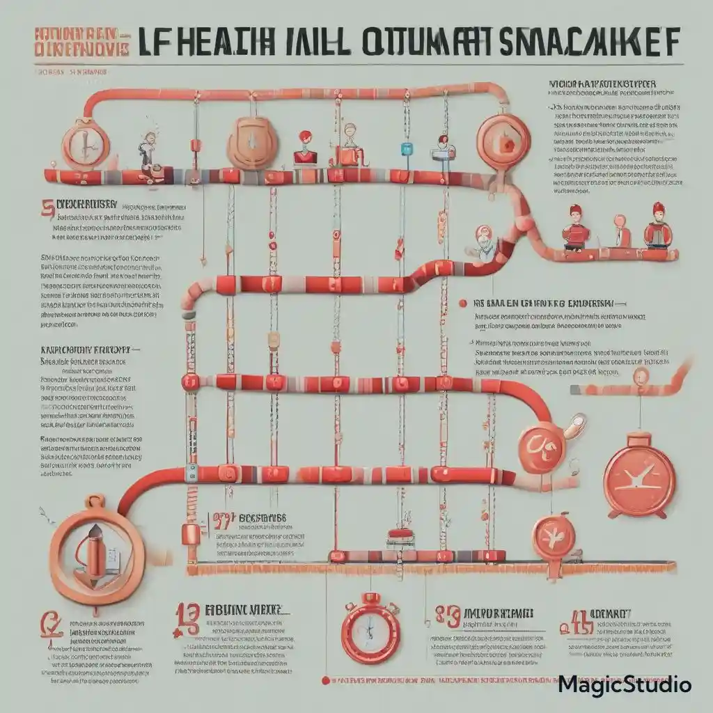 A timeline showing the health improvements after quitting Smoking Cessation