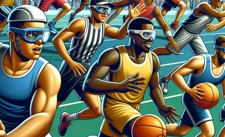 A feature image illustrating the importance of eye safety in sports, showing athletes wearing protective eyewear to prevent sports-related eye injuries.